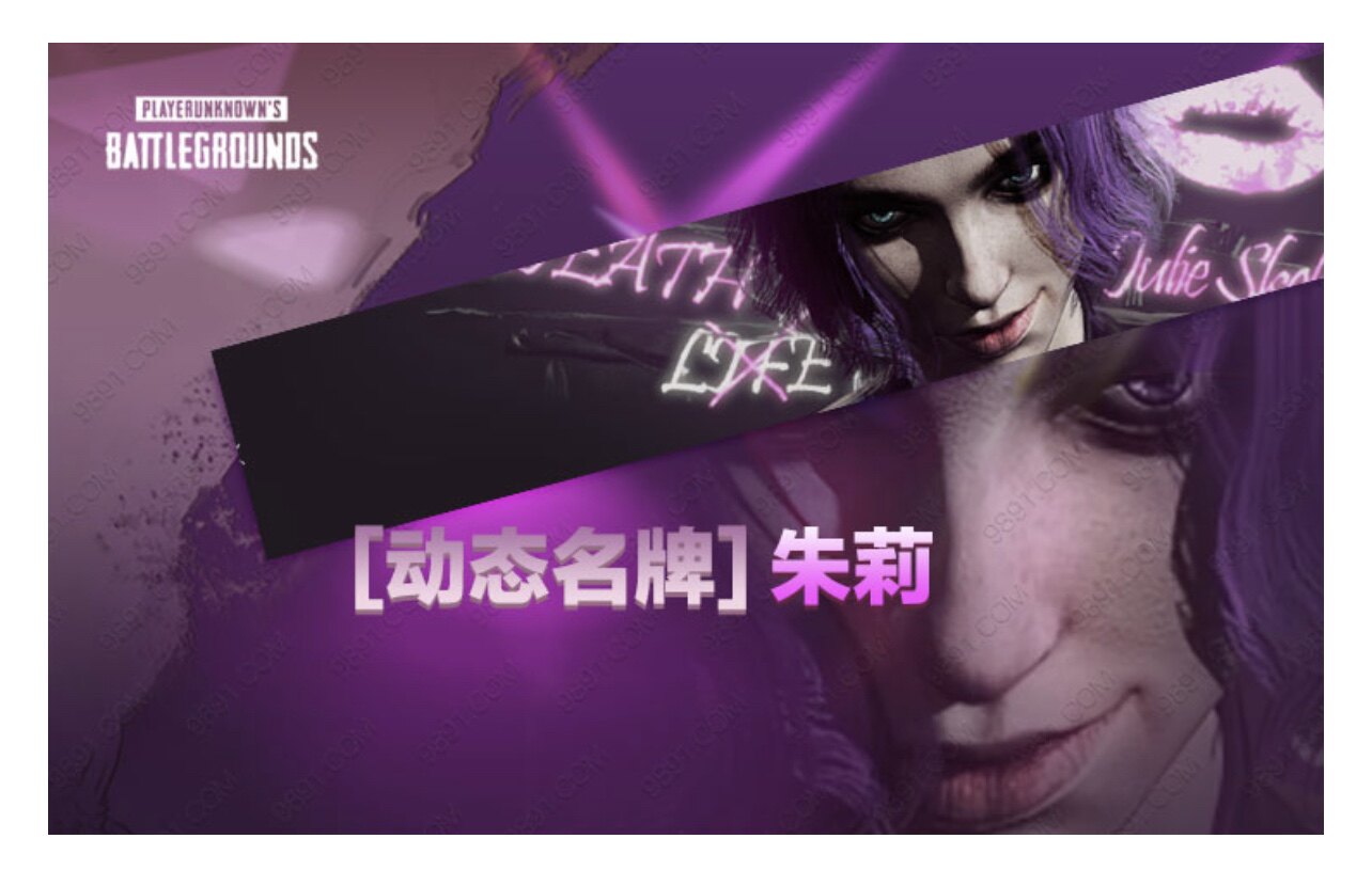 绝地求生cdkPUBG绝地求生皮肤 动态名牌铭牌ID卡名片 朱莉 吃鸡端游CDK兑换码