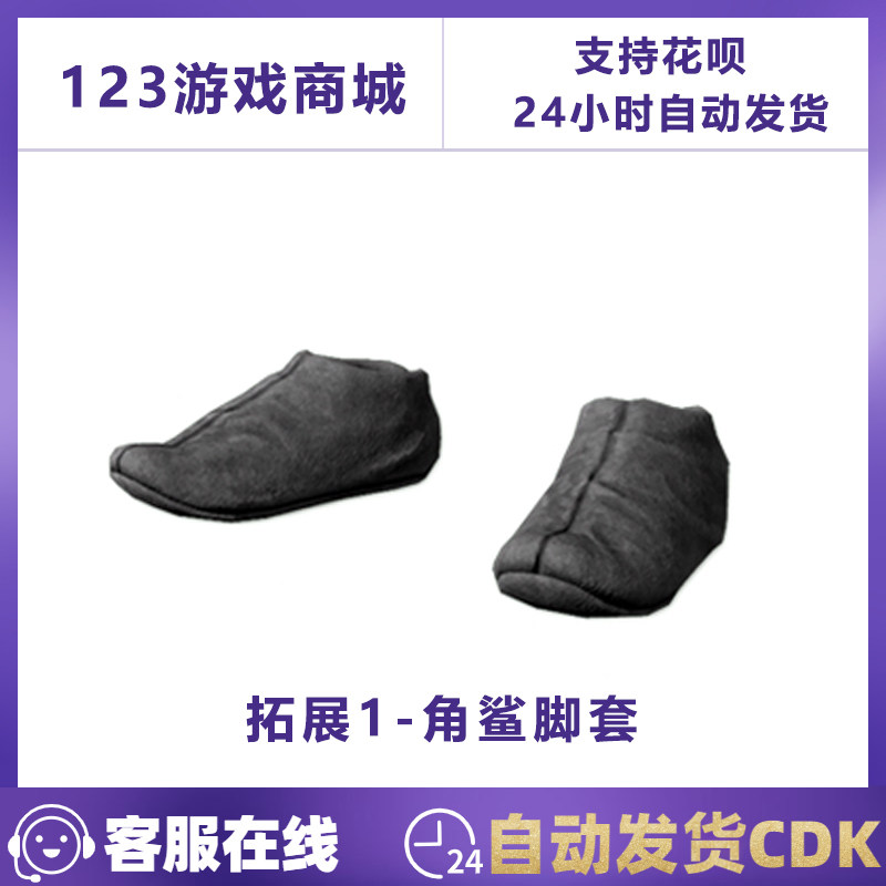 PUBG绝地求生皮肤 角鲨队吉祥物礼包套装 头套脚套吃鸡CDK兑换码