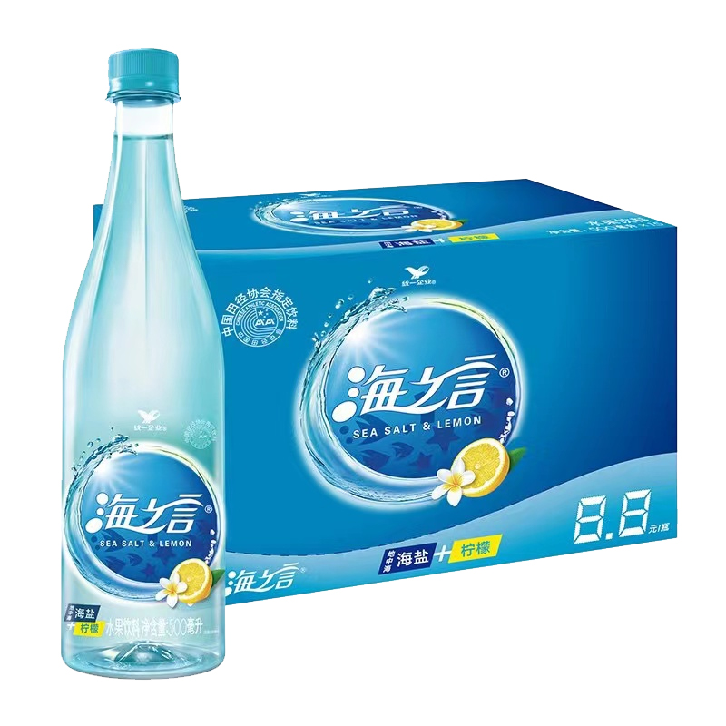 整箱 统一海之言柠檬饮料500ml15瓶装运动流汗果味水黑加仑百香果 - 图3