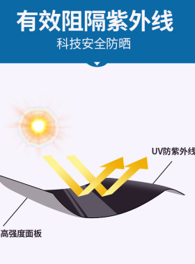 骑车遮阳帽女UPF50+防晒紫外线遮脸面罩夏季电动车电焊大檐太阳帽