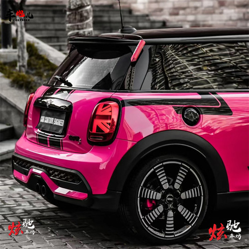 适用宝马MINI F56Cooper one车贴拉花 F55R55引擎盖车身装饰贴纸-图2
