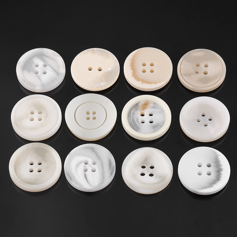 树脂纽扣扣子男女风衣妮子大衣圆形白色钮扣高档西装外套上衣配件,淘宝优惠券,粉丝福利购,淘宝优惠卷