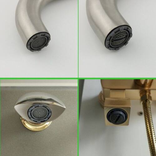 厨房水龙头内嵌式防溅起泡器配件内置过滤网出水嘴内芯菜盆洗脸盆 - 图3