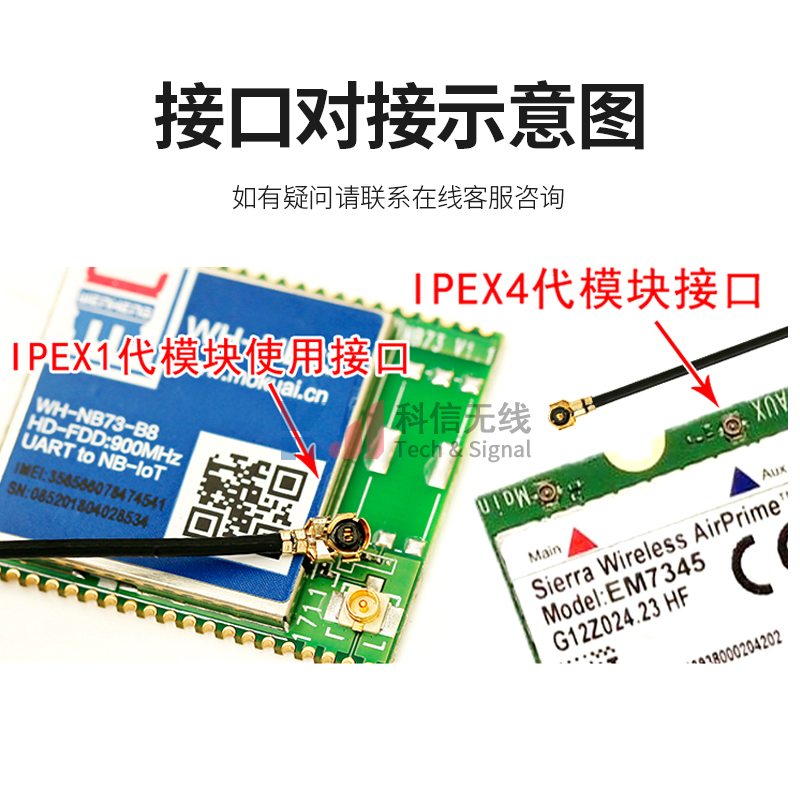 IPEX转SMA转接线M2网卡模块接口2.4G转接线ngff天线iPEX4代同轴线-图2