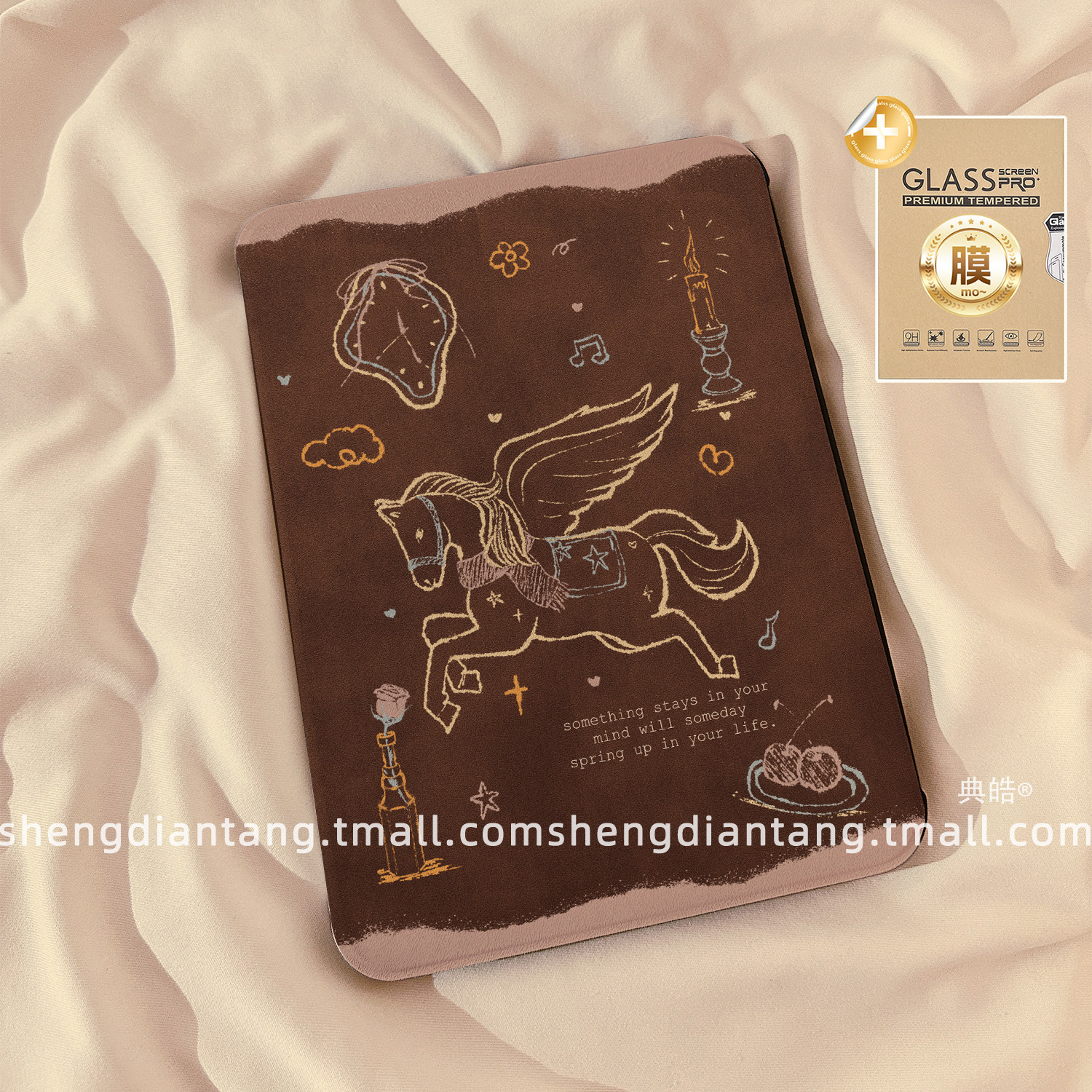 法式蜡烛飞马360旋转iPadAir7/6保护套2025新款适用苹果iPad11保护壳平板第10代Pro11寸Air5带笔槽mini7女款,淘宝优惠券,粉丝福利购,淘宝优惠卷