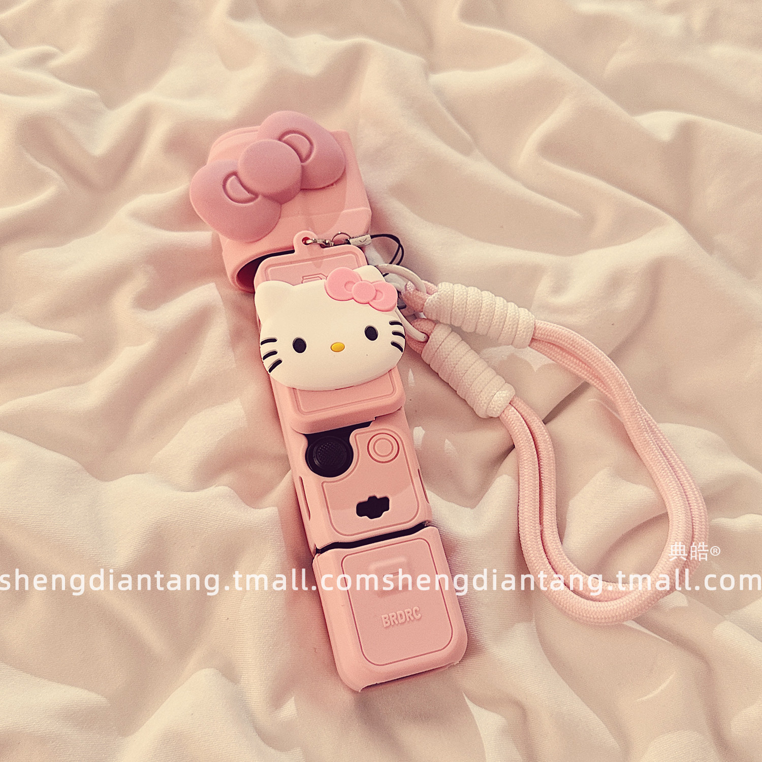 ins蝴蝶结凯蒂猫适用大疆pocket3保护壳挂绳可爱机身硅胶套显示屏云台镜头保护盖相机手柄保护套配件2025新款,淘宝优惠券,粉丝福利购,淘宝优惠卷