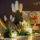 Simulated reed landscaping fake green plants indoor