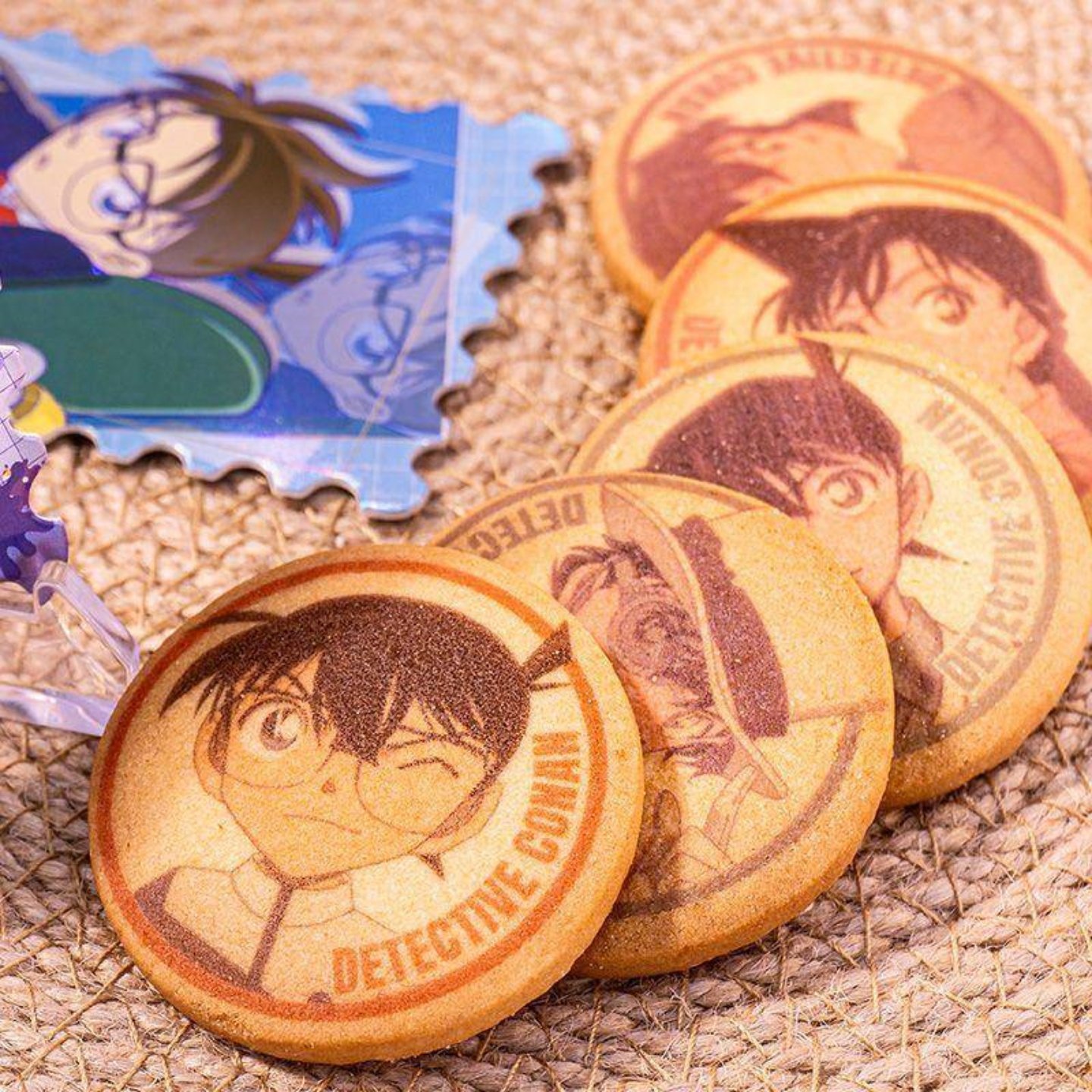 TALA'S柯南卡脆屋海盐黄油味名侦探柯南联名零食印花饼干曲奇邮票,淘宝优惠券,粉丝福利购,淘宝优惠卷
