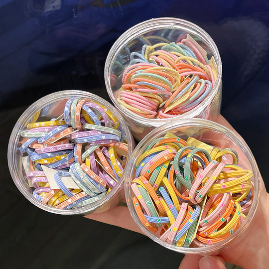 High elastic children's hair circles can be selected without wrapping hair