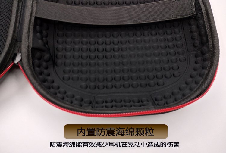 适用铁三角ATH-M40 M50x WS550 WS770 1100IS 头戴式耳机包ATH-ESW9 ATH-ESW10 ATH- ES500 ATH- ES700收纳盒 - 图2