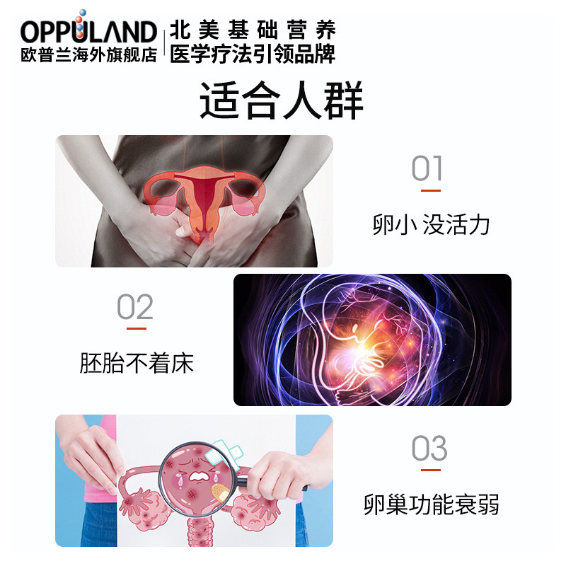 进口素q10备孕调理dhea提高女辅酶 Oppuland海外辅酶Q10