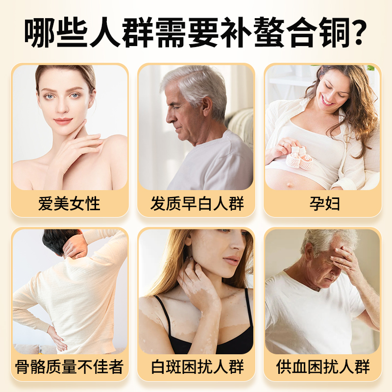 【自营】OPPULAND螯合铜补铜微量元素补充氨基酸铜促铁吸收120粒-图3
