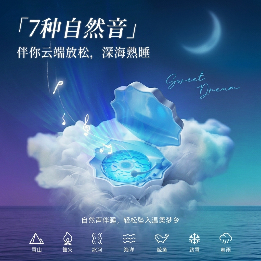 夜灯音响生日礼物盒女生送男朋友闺蜜创意实用的氛围感高级伴手礼