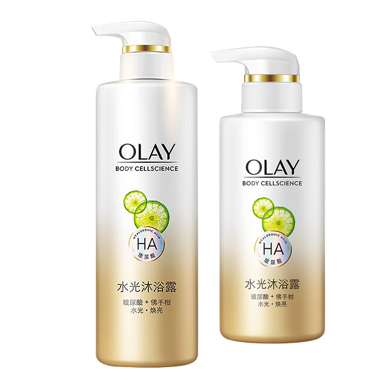 雄天伟宇居家日用专营店olay玉兰油水光焕亮沐浴露玻尿酸佛手柑沐浴乳官网正品保湿3
