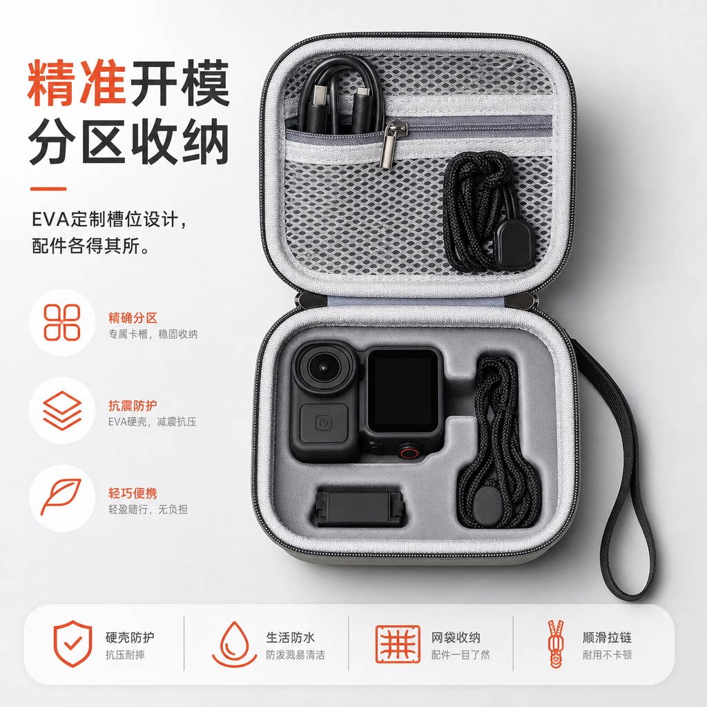 Quickly and freely applicable DJI NANO storage bag
