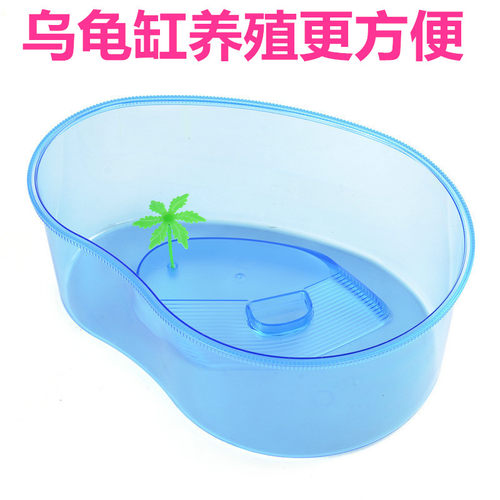 乌龟缸带晒台别墅造景盆家用生态造景饲养箱用品小型家用养龟专用 - 图2