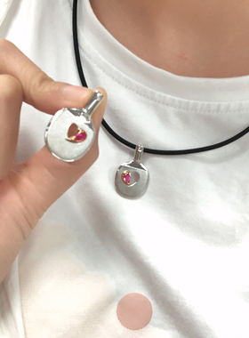 VINQUI情侣925银宝石二合一吊坠