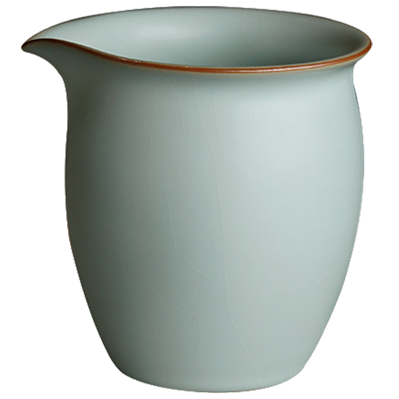 手工汝窑茶海公道杯茶具陶瓷分茶公杯单个景德镇仿古汝瓷开片可养,淘宝优惠券,粉丝福利购,淘宝优惠卷