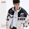 BJHG Song Yuqi's same motorcycle leather jacket for women