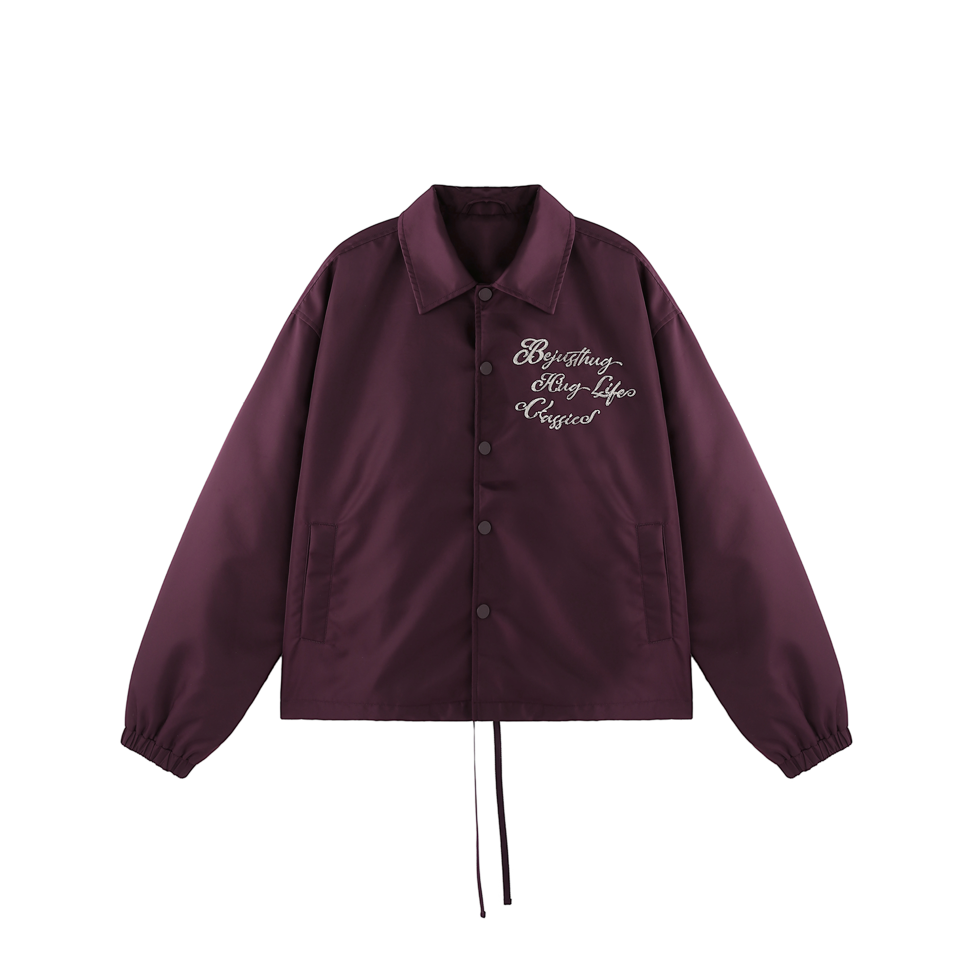 BJHG不计后果美式教练夹克外套男款2025新款冬潮牌防风防水上衣女 - 图3