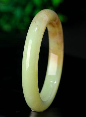 天然收藏级若羌黄口和田玉手镯