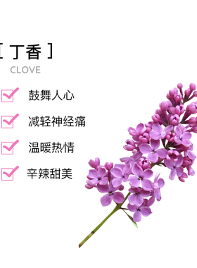 Puressentiel丁香花苞温暖热情单方精油天然植物香薰璞医香法国