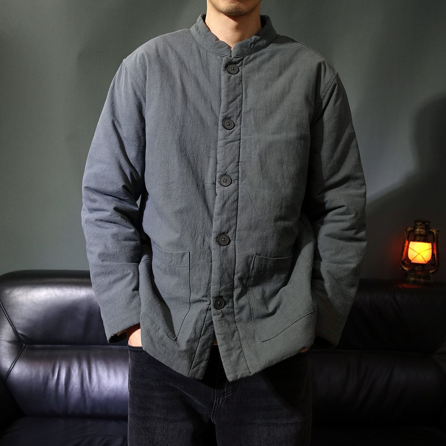 立领冬季中国风棉袄男子中山装宽松复古棉服中式外套加厚棉衣唐服,淘宝优惠券,粉丝福利购,淘宝优惠卷