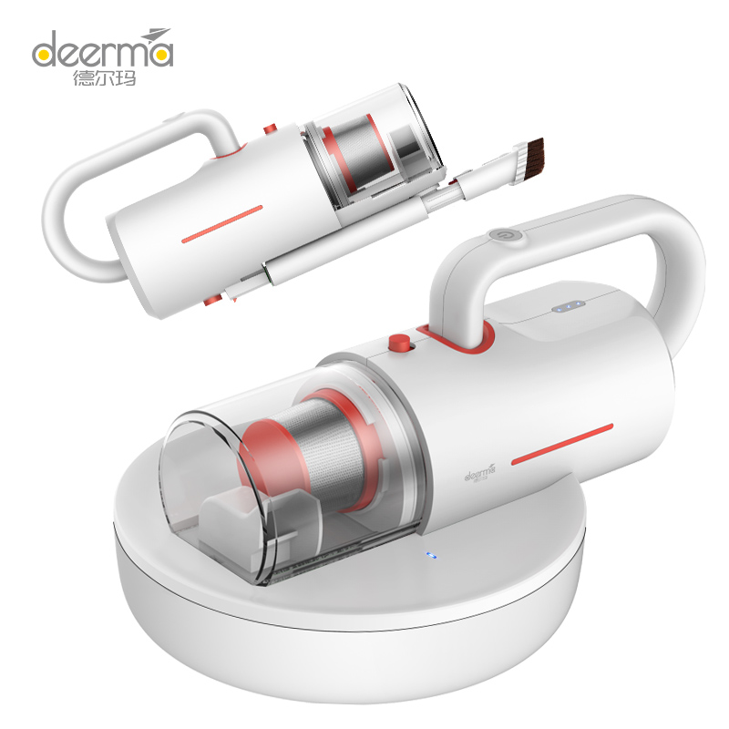 小米有品德尔玛无线除螨仪家用床上吸尘器紫外线杀菌机充电