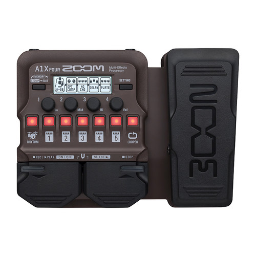 ZOOM A1 FOUR A1X FOUR 木吉他萨克斯小提琴口琴通用综合效果器 - 图1