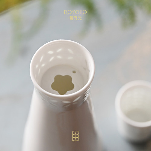 若有光玲珑瓷酒壶温酒器景德镇陶瓷中式复古分酒器酒杯酒具套装 - 图1