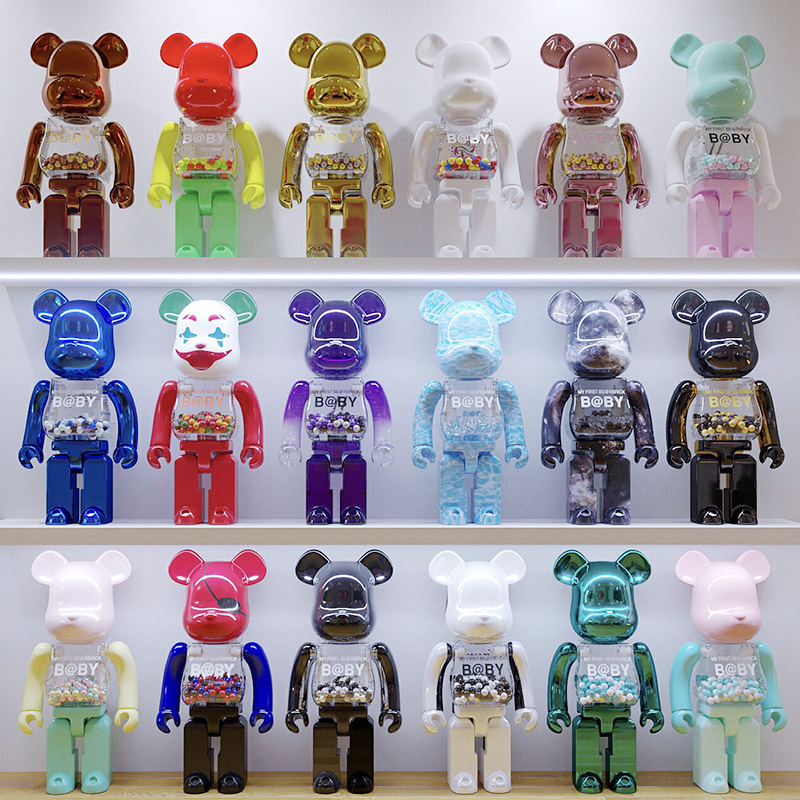 bearbrick1000%暴力熊大手办空山基70cm客厅落地大雕塑摆件积木熊 - 图1