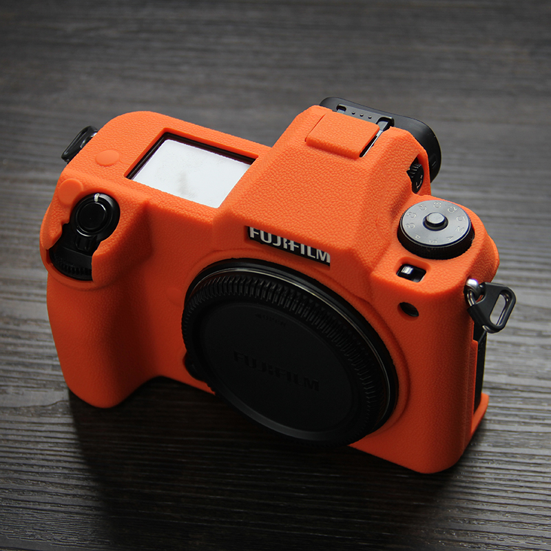 适用富士GFX100S II 二代相机包Fujifilm gfx100s机身全包gfx50sii 二代荔枝纹xh2硅胶套X-H2S保护套 - 图3