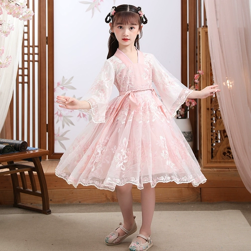 Летнее ханьфу, осеннее платье для принцессы, китайский стиль, 2023