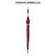 Foxrain high-end long-handled sunshade straight pole nine-tailed fox red umbrella embroidery high-end Li Dongxu same style umbrella