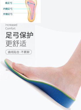跑峰3D打印一体长短腿增高补高
