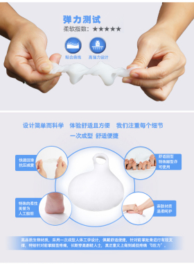 硅胶塌陷加厚脚茧支撑垫