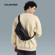 Casual lightweight multi-pocket crossbody bag outdoor chest bag for men