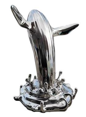 卡通动物玻璃钢雕塑定制开业门厅软装饰户外造景抽象网红大型摆件