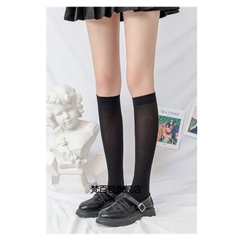 JK calf socks summer pressure slimming thin over-the-knee socks Japanese ຖົງຕີນຍາວງາມແບບດຽວກັນ ຖົງຕີນເຄິ່ງກາງສູງ