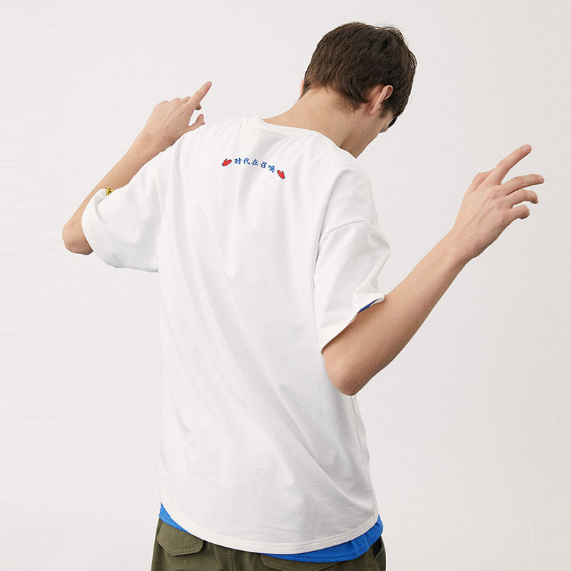 摇滚计划国潮男时代在召唤潮文化衫 摇滚计划T恤