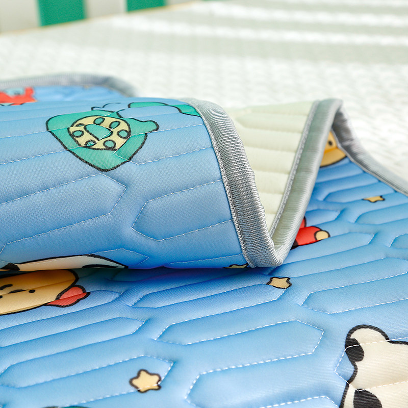 婴儿凉席儿童幼儿园乳胶凉席夏季宝宝午睡专用凉垫拼接床冰丝软席