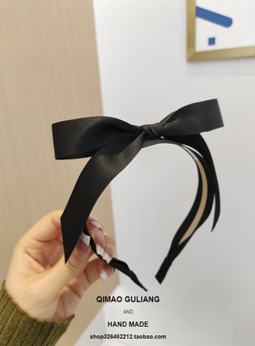 金智妮同款蝴蝶结立体发箍