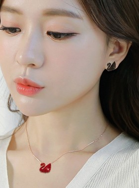 2025新款天鹅项链锁骨链