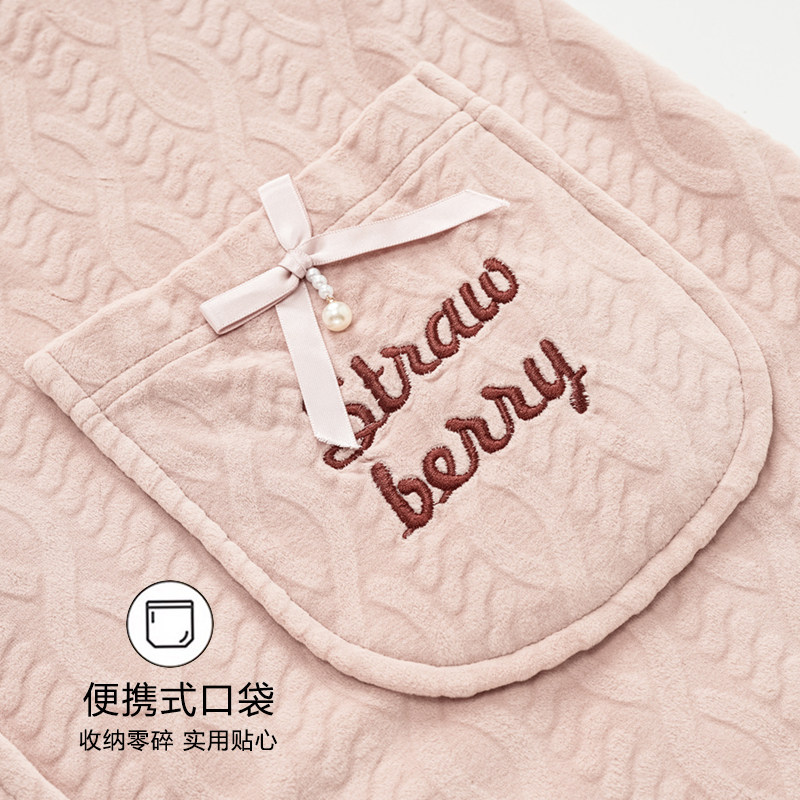 浪莎海岛绒情侣睡衣秋冬季加厚保暖高级感可外穿珊瑚绒家居服套装,淘宝优惠券,粉丝福利购,淘宝优惠卷