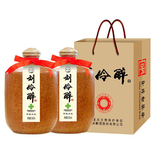 刘伶醉印象河北白酒54度500ml*6瓶整箱浓香型粮食固态酿造酒 - 图2