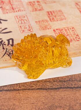 龙龟摆件卧室床头摆件家居装饰开业婚庆礼品玻璃制品