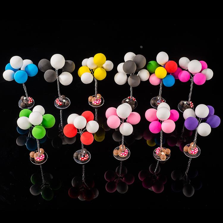 创意告白气球汽车摆件中控台装饰车载车内饰品气球量大价格美定制