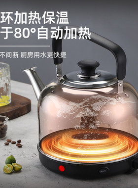 德国进口316不锈钢烧水壶电热壶自动断电保温家用大容量煮热水壶