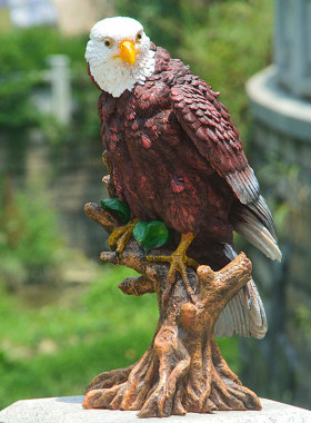 户外仿真老鹰摆件别墅庭院家居装饰招财镇宅驱鸟工艺品动物雕塑