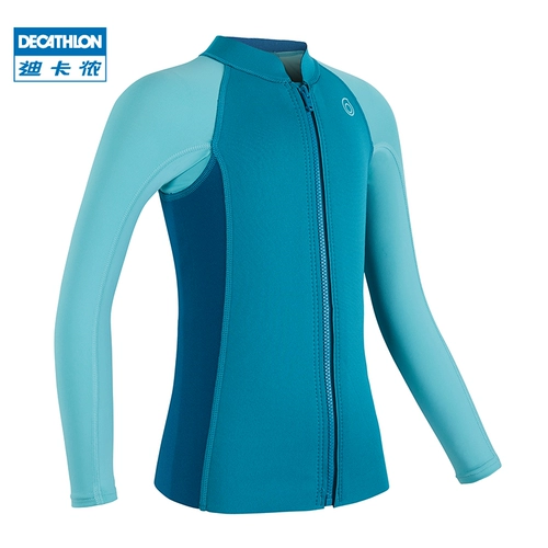Детский гидрокостюм Decathlon для дайвинга, морозостойкий костюм, короткий неопреновый, теплый и морозостойкий KIDW